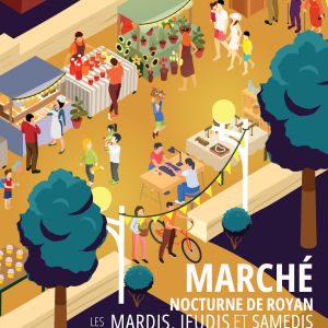 marché nocturne royan 2025