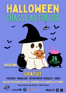 Halloween &agrave; Royan - la chasse aux tr&eacute;sors dans le centre-ville